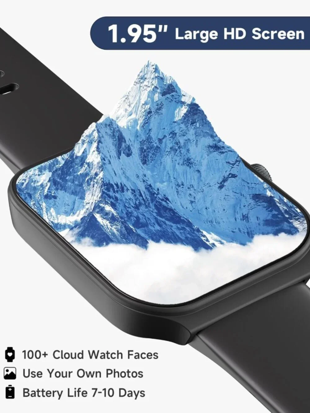 1.95” Smart Fitness Watch with Alexa for Men & Women - Compatible with